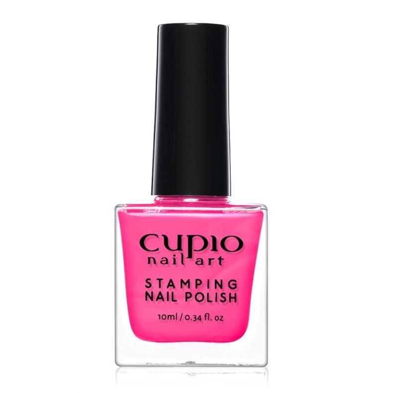 Cupio Stamping Nagellack -Neon Pink 10ml