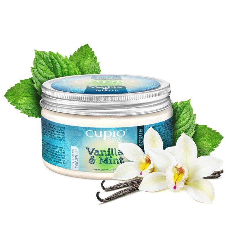 Body Scrub Organic Cupio SPA - Vanilla&Mint 250ml Scrieti o recenzie