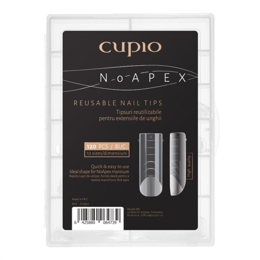 Tipsuri reutilizabile Cupio - No Apex 120 buc