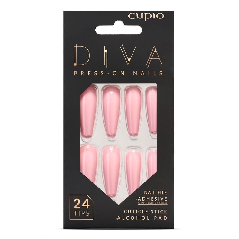 Cupio Diva Kunstnägel Press On Set - Perfect Pink