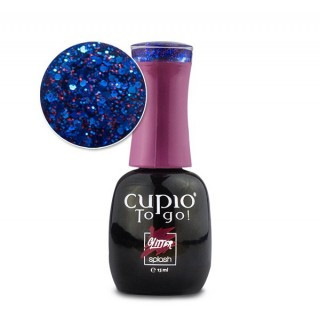 Cupio Gellack Glitter Splash - Light Blue 15 ml