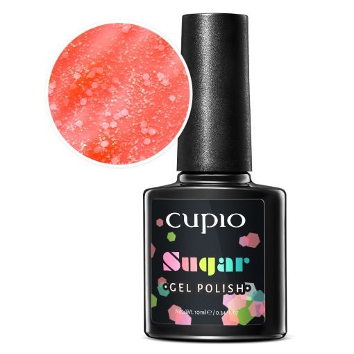 Oja semipermanenta Cupio Sugar Collection - Sweet Coral 10ml